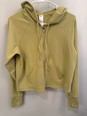 Fabletics oasis cropped zip Hoodie